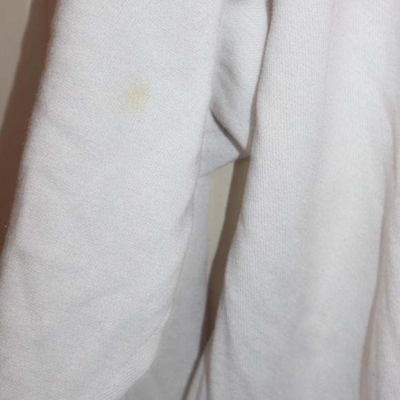 Vintage 90s Crewneck White Sweatshirt    Bandana Chest with Bows SIZE XL - Picture 4 of 4